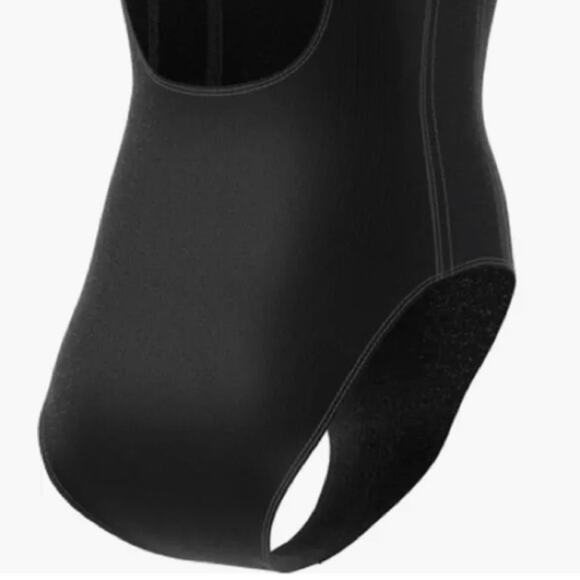Adidas Black Rib Black Bodysuit NWTS size Large - Picture 2 of 11